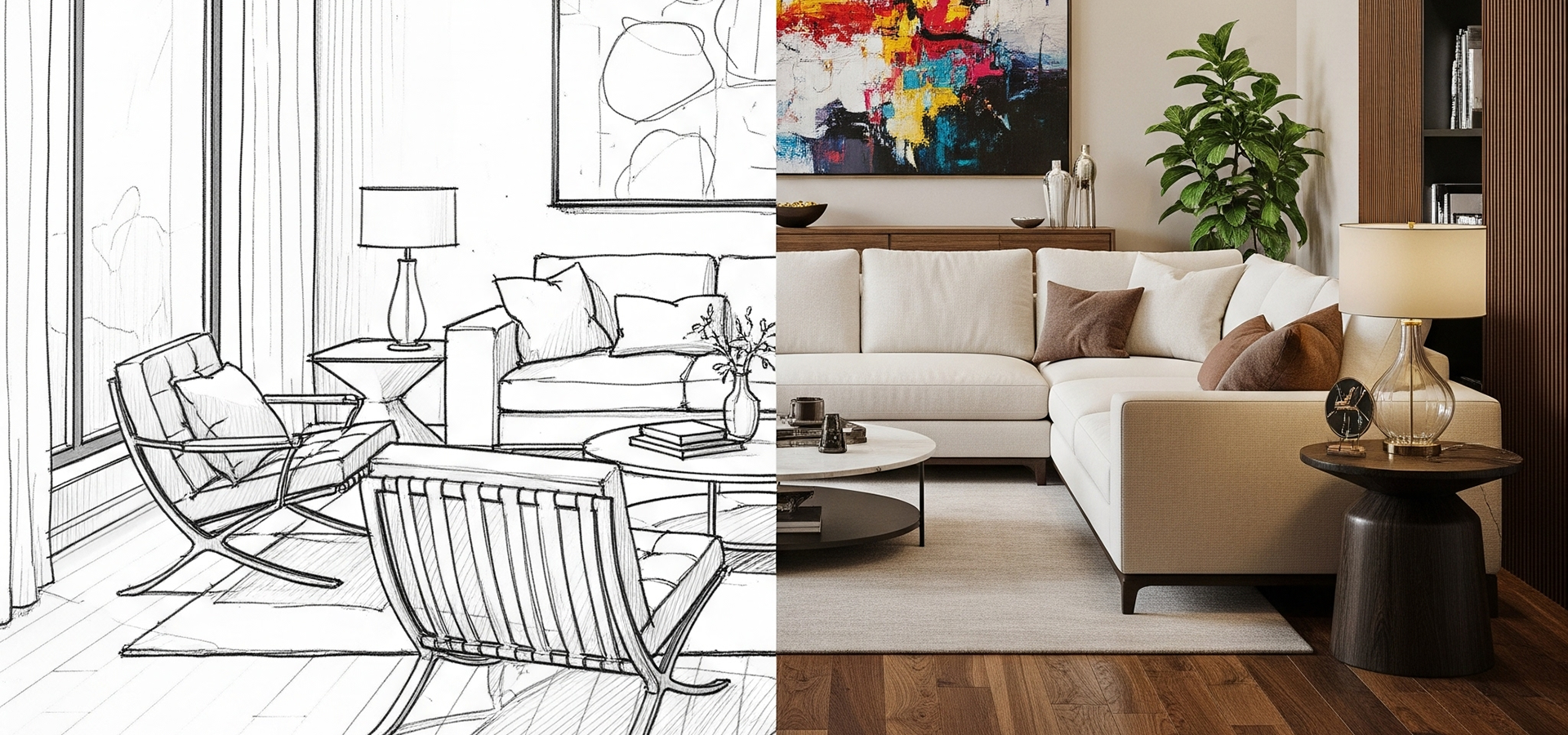 От эскиза к реальности: Как 3D визуализация преображает дизайн интерьера