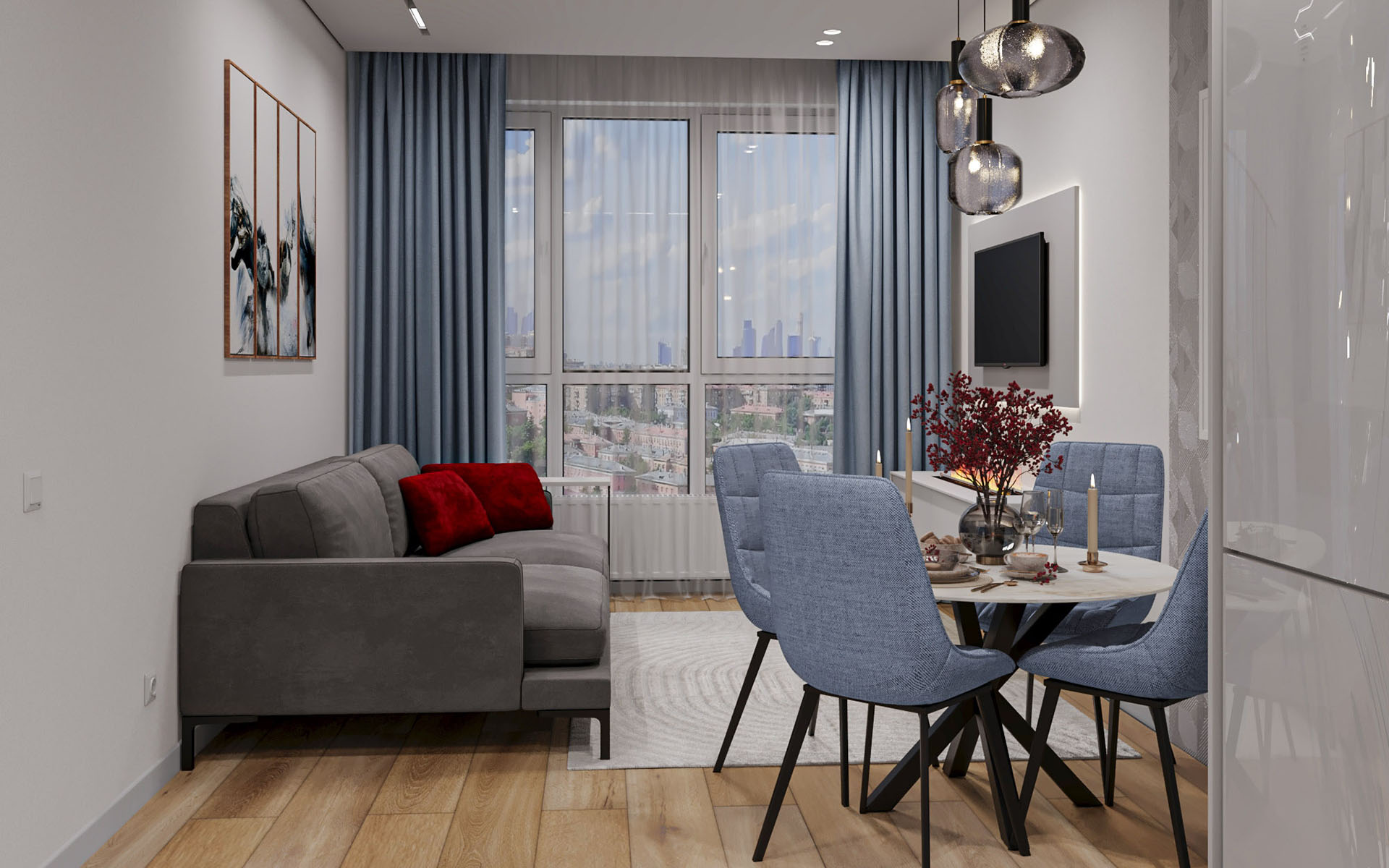 Проект гостиной Lagom