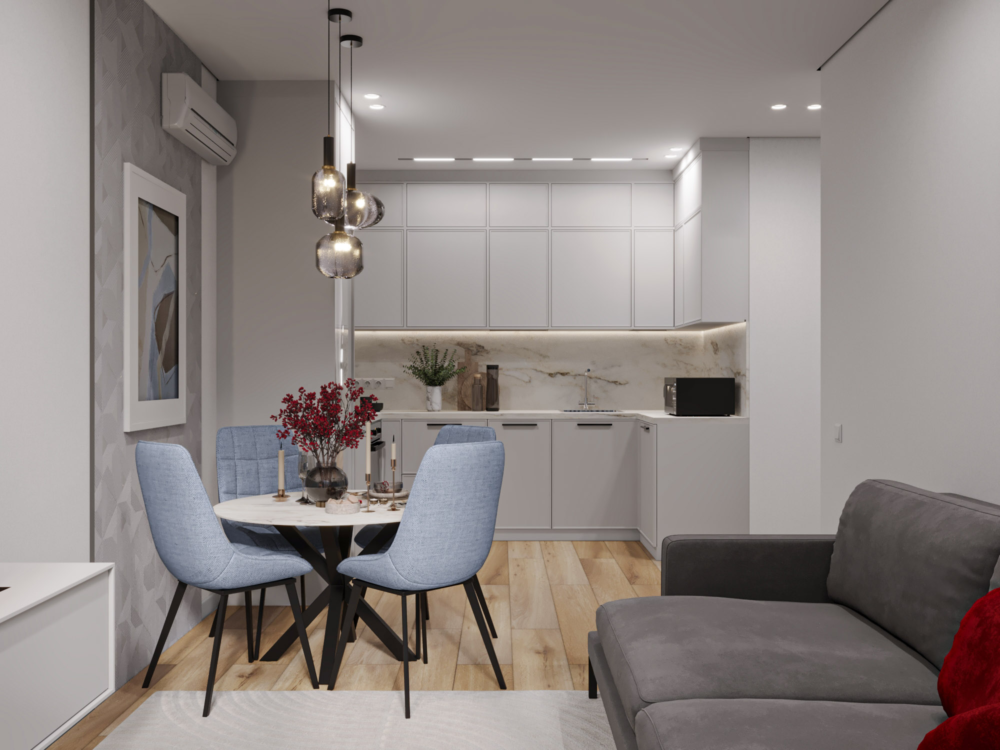 Проект гостиной Lagom