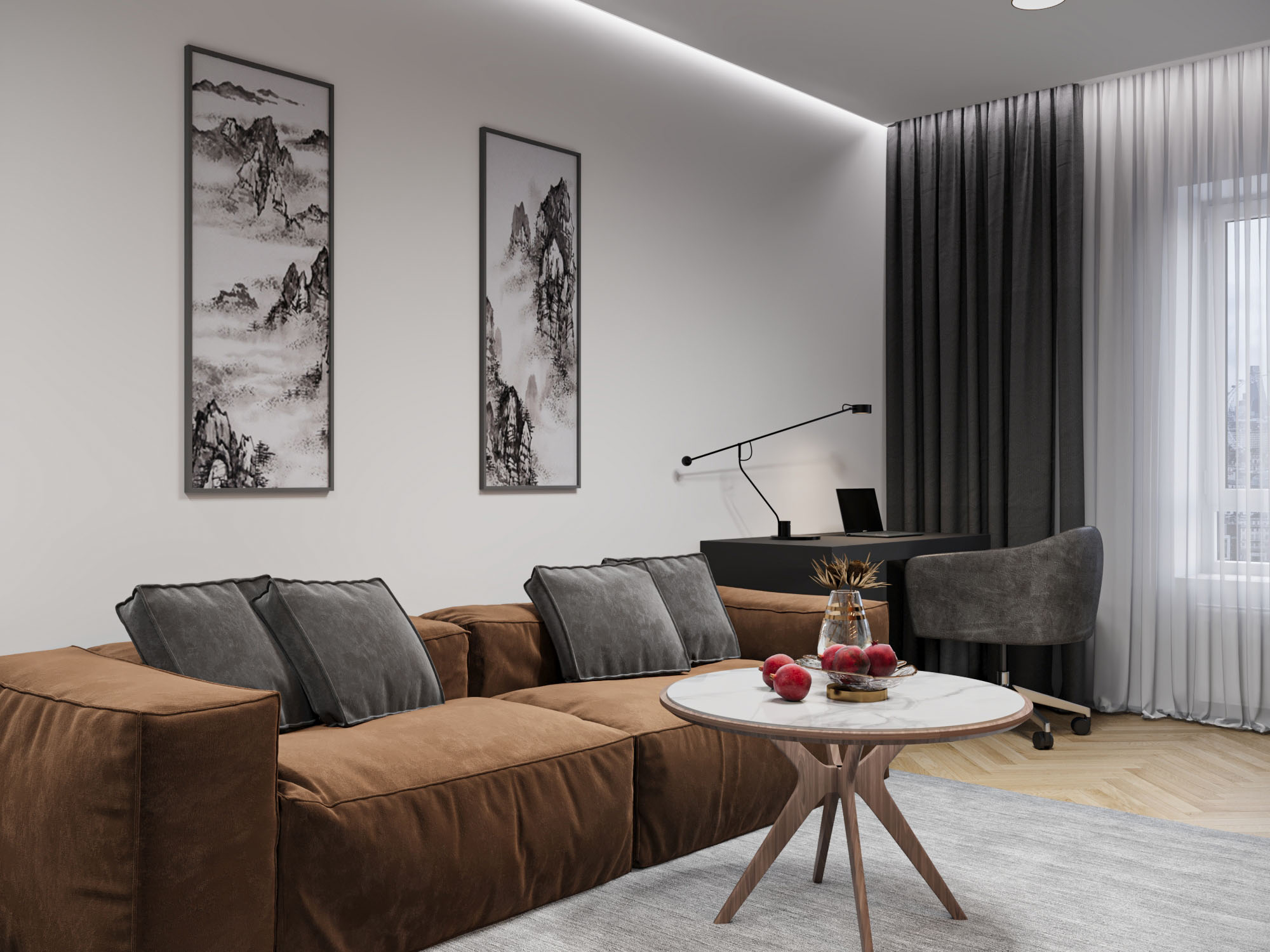 Проект гостиной Terra