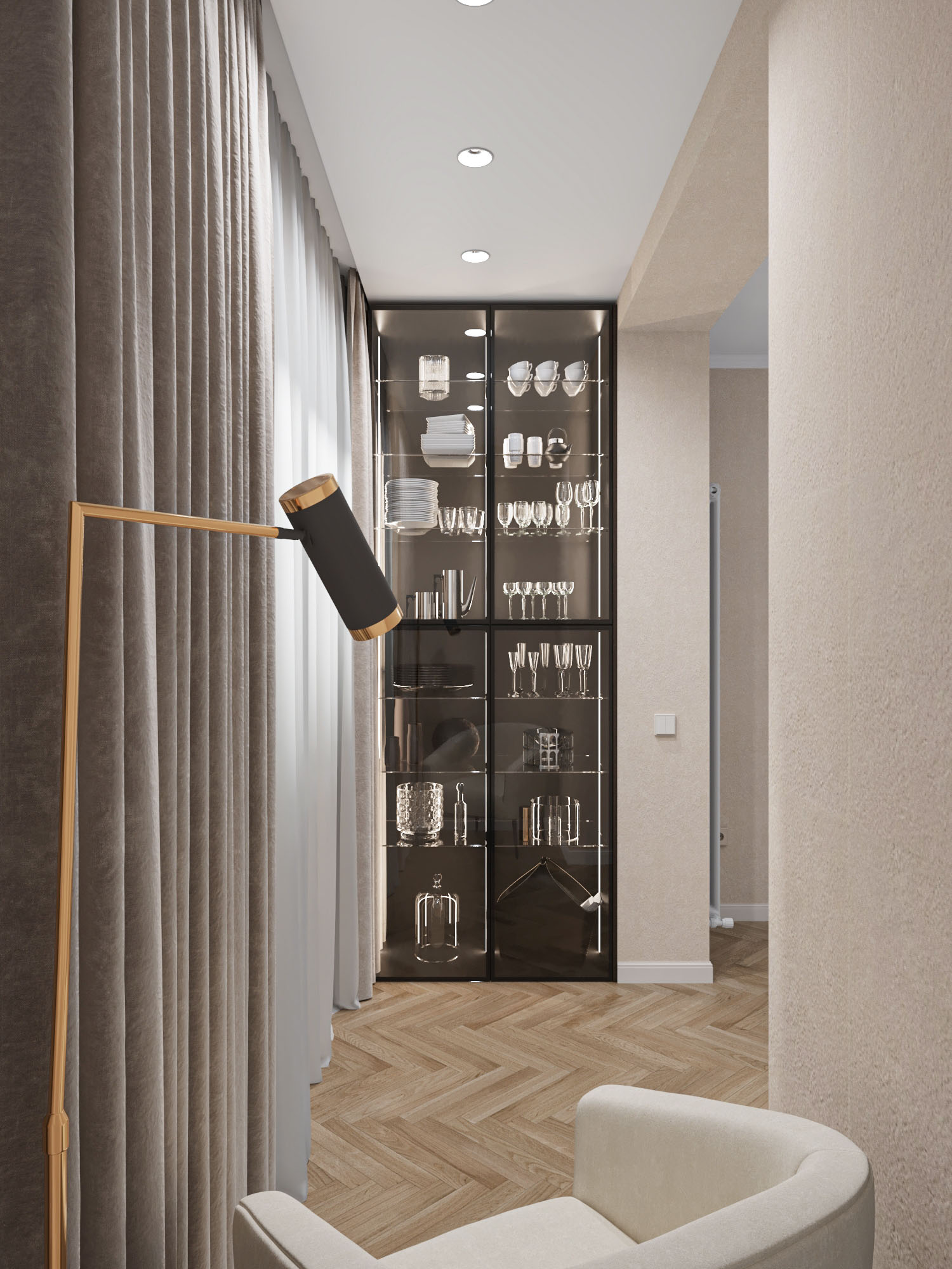 Проект кухни Blanko