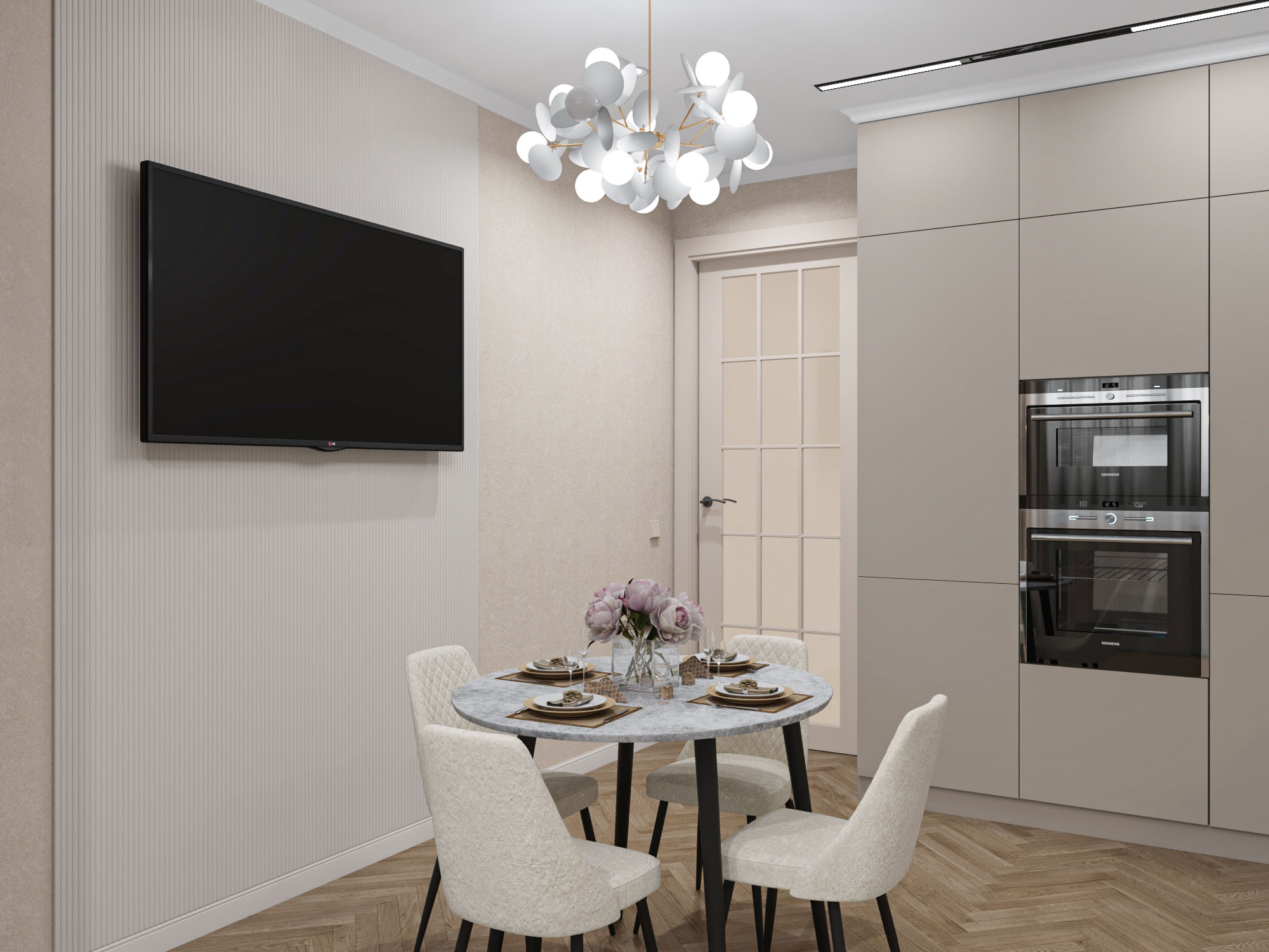 Проект кухни Blanko