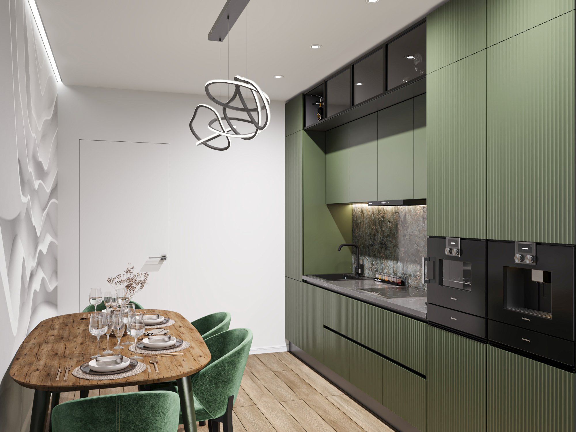 Проект кухни Verde