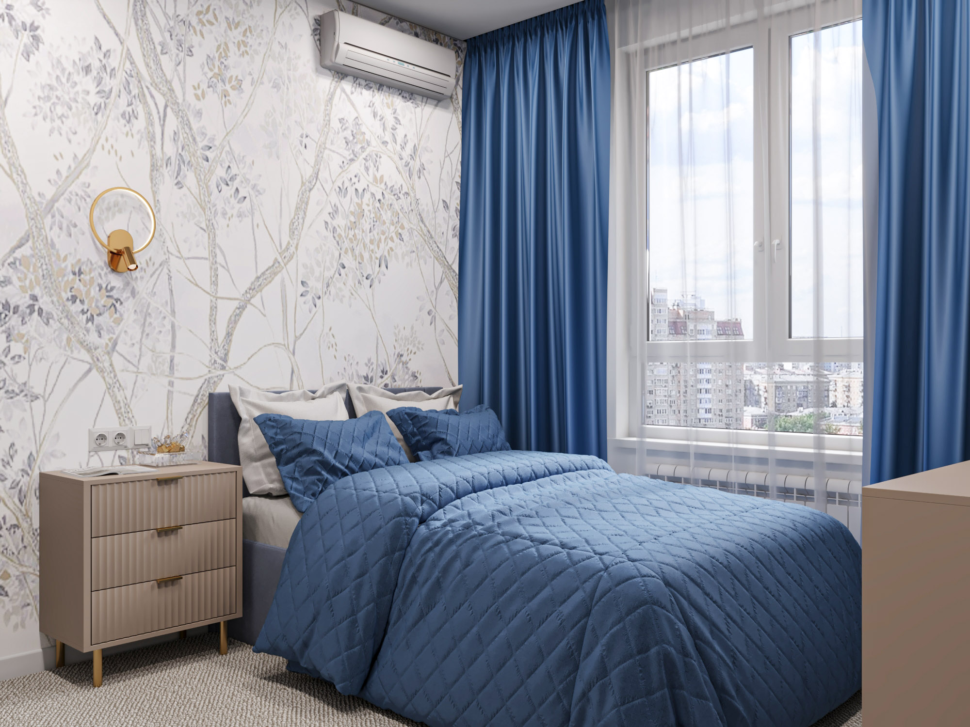 Проект спальни Indigo