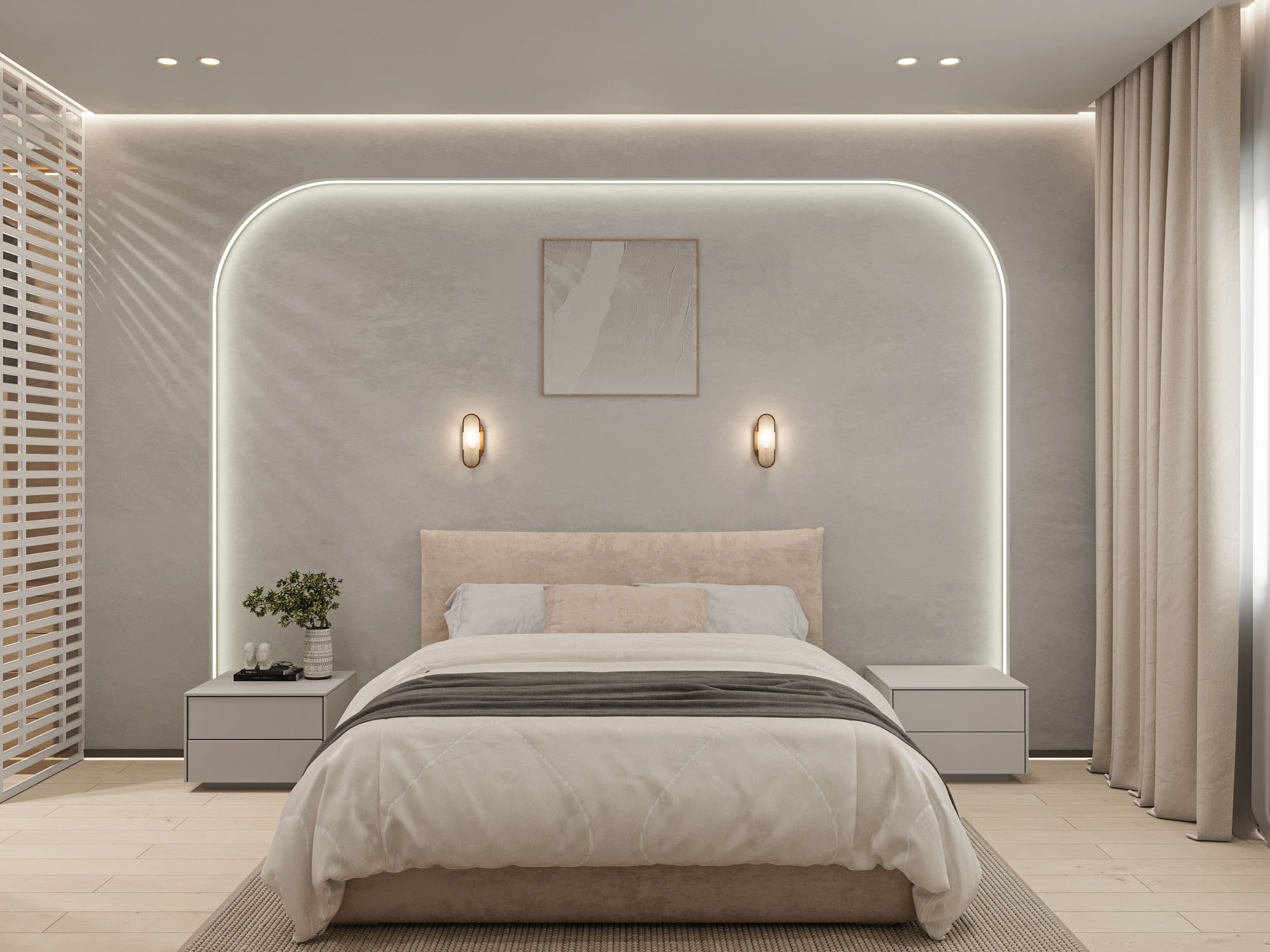 Визуализация спальни