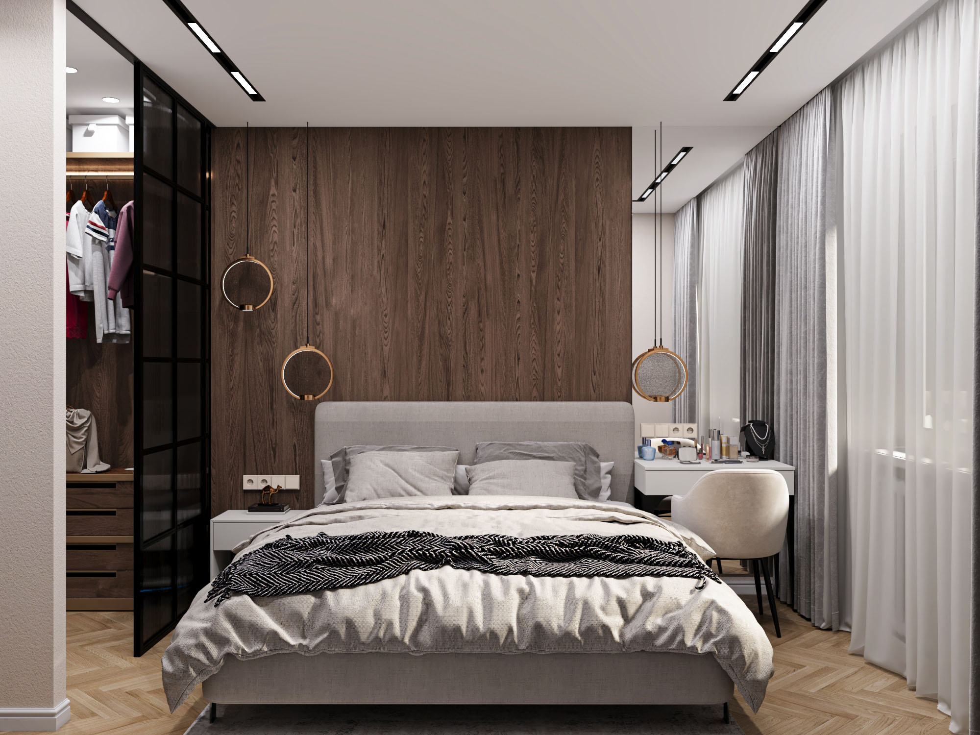 Проект спальни Noyer