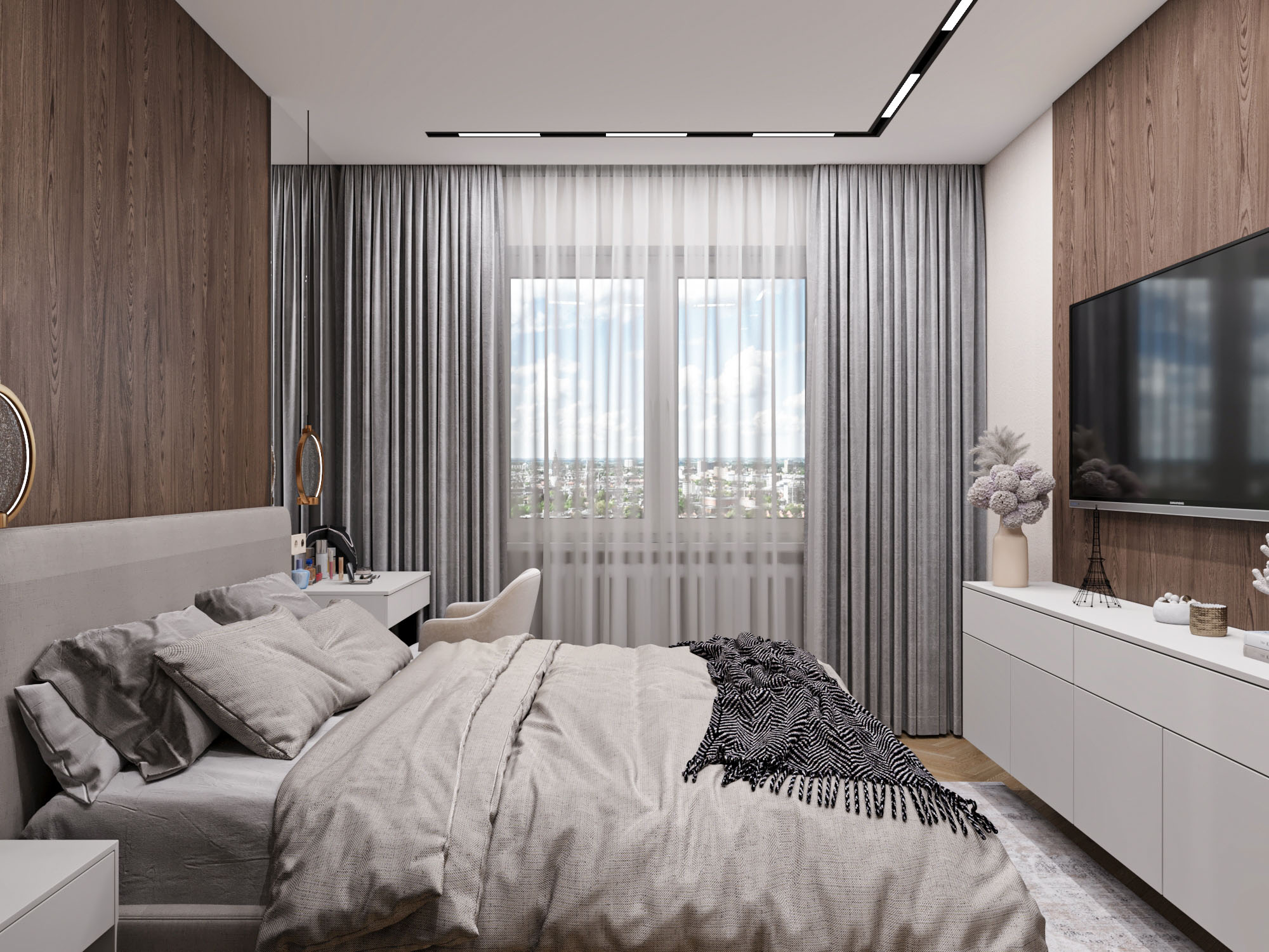 Проект спальни Noyer