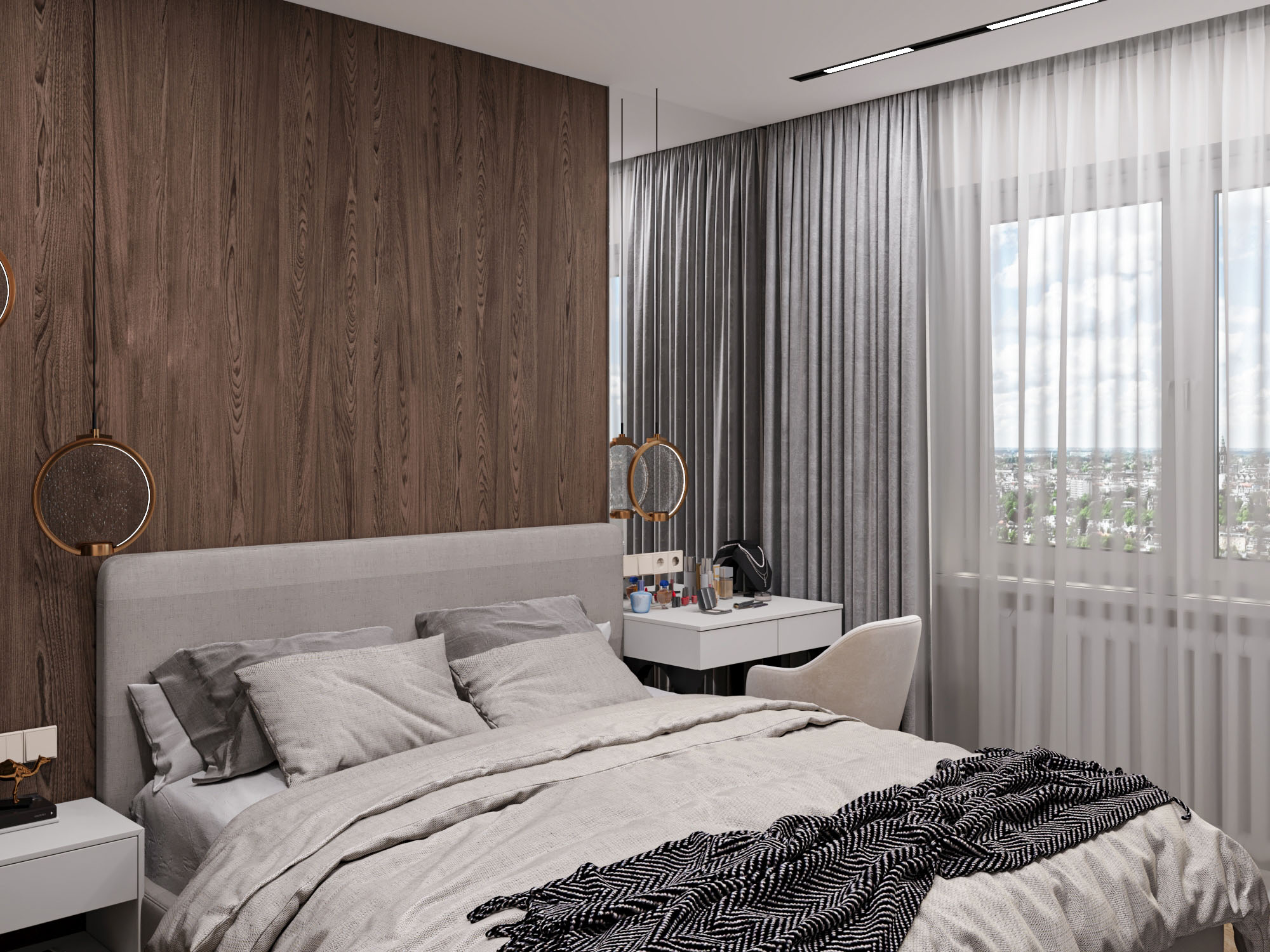 Проект спальни Noyer